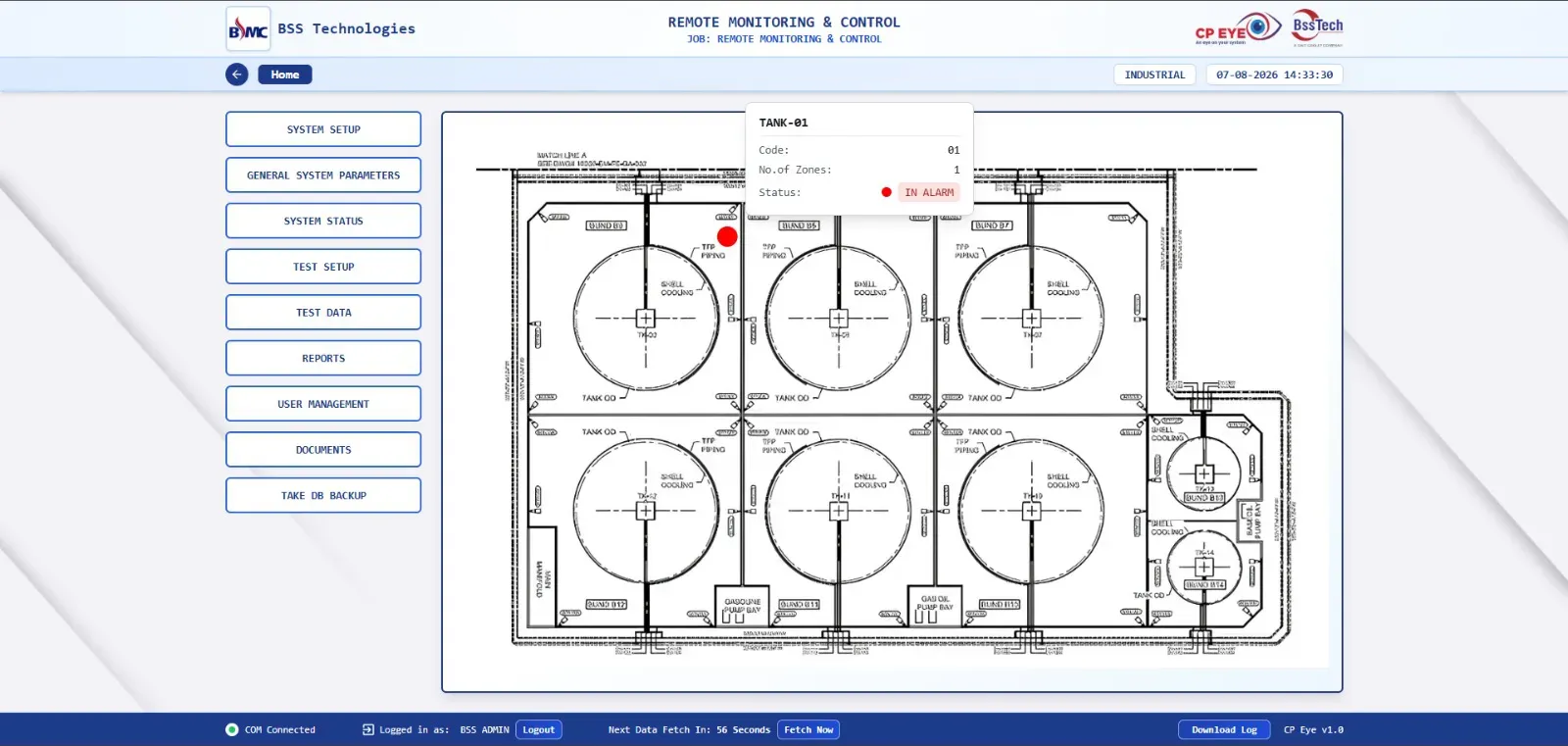 BSS Tech CP EYE RMCS Screen
